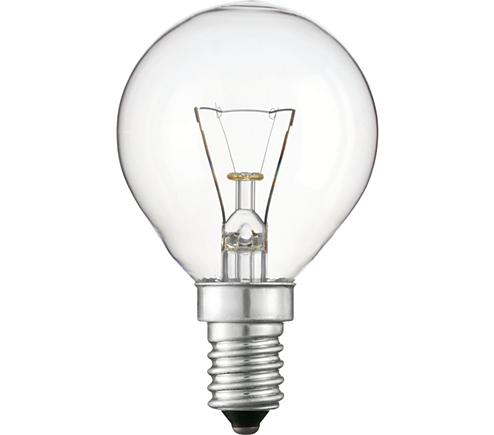 Лампа накаливания P45 40W 230V E14 CL