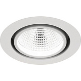 Светильник встраиваемый LUG LUGSTAR PREMIUM LED, 13W, 1245lm, 3000K, 36°, Ra80, Ø192x117мм, IP20, белый/белый 030241.5L01.311