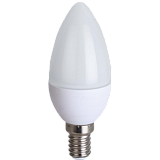 Лампа светодиодная Ecola candle   LED  8,0W 220V E14 4000K свеча (композит) 100x37