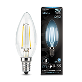 Лампа Gauss LED Filament Свеча E14 7W 580lm 4100К