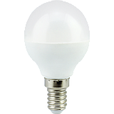 Лампа светодиодная Ecola globe   LED Premium  7,0W G45  220V E14 2700K шар (композит) 77x45