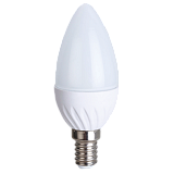 Лампа светодиодная Ecola Light candle   LED  5,0W 220V E14 4000K свеча 100x37