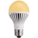 Лампа светодиодная Ecola classic   LED  8,1W A60 220-240V E27 золотистый шар (ребристый алюм. радиатор) 110x60
