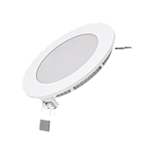 Светильник встраиваемый Gauss LED, 6W, 400lm, 4100K, Ø120x22мм, IP20, белый