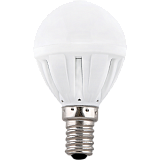 Лампа светодиодная Ecola Light Globe  LED  5,0W G45  220V E14 4000K шар 77x45