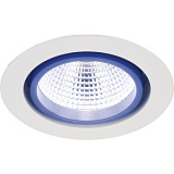 Светильник встраиваемый LUG LUGSTAR PREMIUM LED, 13W, 1245lm, 3000K, 36°, Ra80, Ø192x117мм, IP20, белый/синий 030241.5L01.315