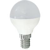 Лампа светодиодная Ecola globe   LED Premium  8,0W G45  220V E14 4000K шар (композит) 77x45