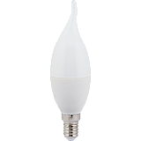 Лампа светодиодная Ecola candle   LED  7,0W 220V E14 2700K свеча на ветру (композит) 130x37