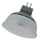 Лампа светодиодная Ecola Light MR16 LED 4,0W 220V GU5.3 4000К матовое стекло алюм, радиатор 46x50