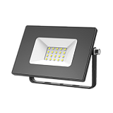 Светодиодный прожектор Gauss LED, 20W, 1500lm, 6500K, 181х191х49мм, IP65, черный