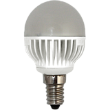 Лампа светодиодная Ecola globe LED 4,2W G45 220V E14 4200K шар 81x45