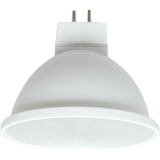 Лампа светодиодная Ecola MR16   LED  5,4W 220V GU5.3  6000K матовое стекло (композит) 52x50
