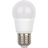 Лампа светодиодная Ecola globe   LED  5,4W G45  220V E27 2700K шар (композит) 89x45
