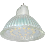 Лампа светодиодная Ecola Light MR16   LED  5,0W 220V GU5.3 2800K прозрачное стекло 48x50
