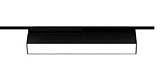 Светильник встроенный в трек поворотный TREK LIGHT TURN LINE-25-L205-5W, 3000K, цвет чёрный. ДхШхВ=205х24,5х107мм