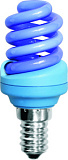 Энергосберегающая лампа  Ecola Spiral Color 12W 220V E14 Blue Синий 95x43